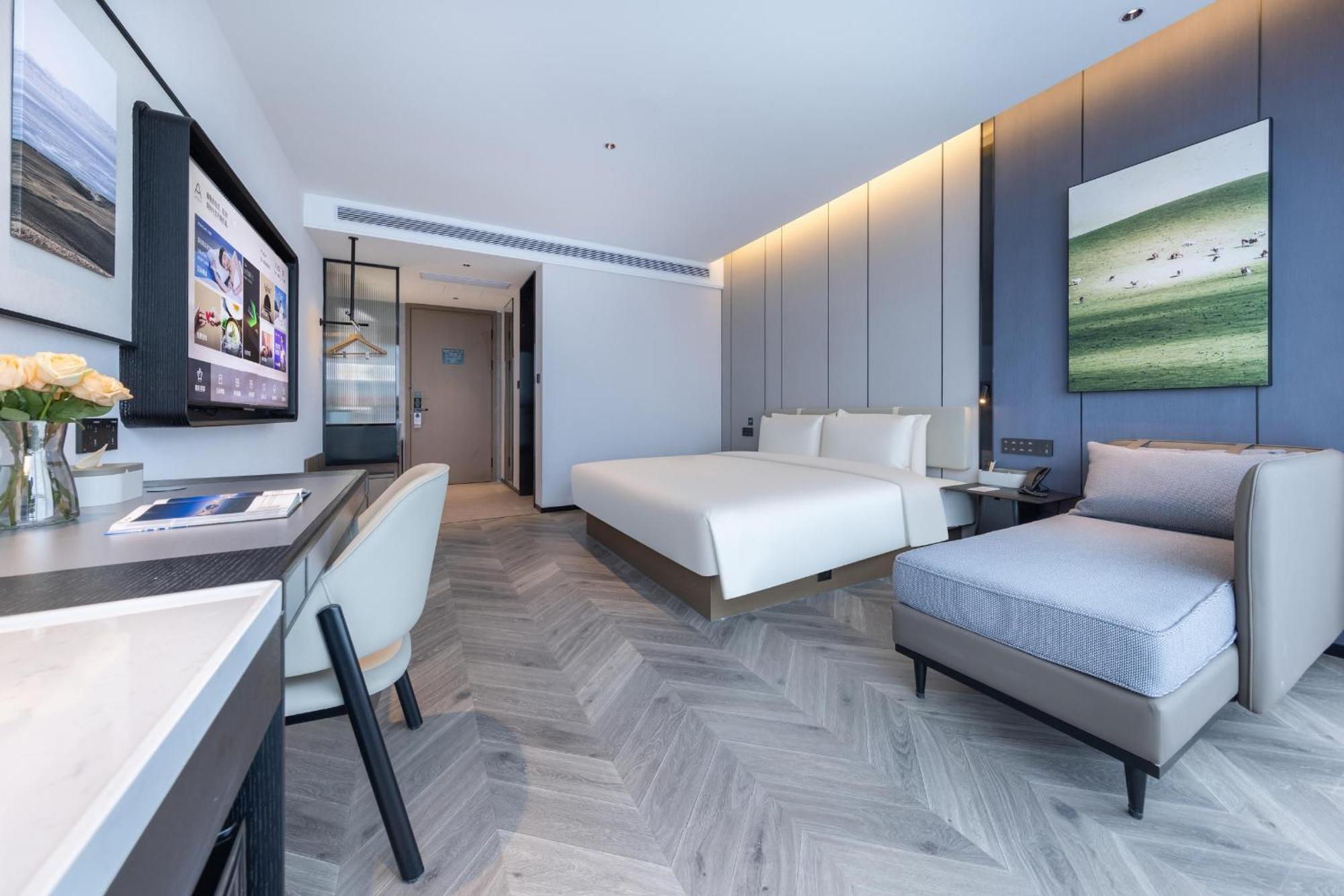 Atour Hotel Wuhan Chuhe Han Street Hongshan Plaza Exterior foto