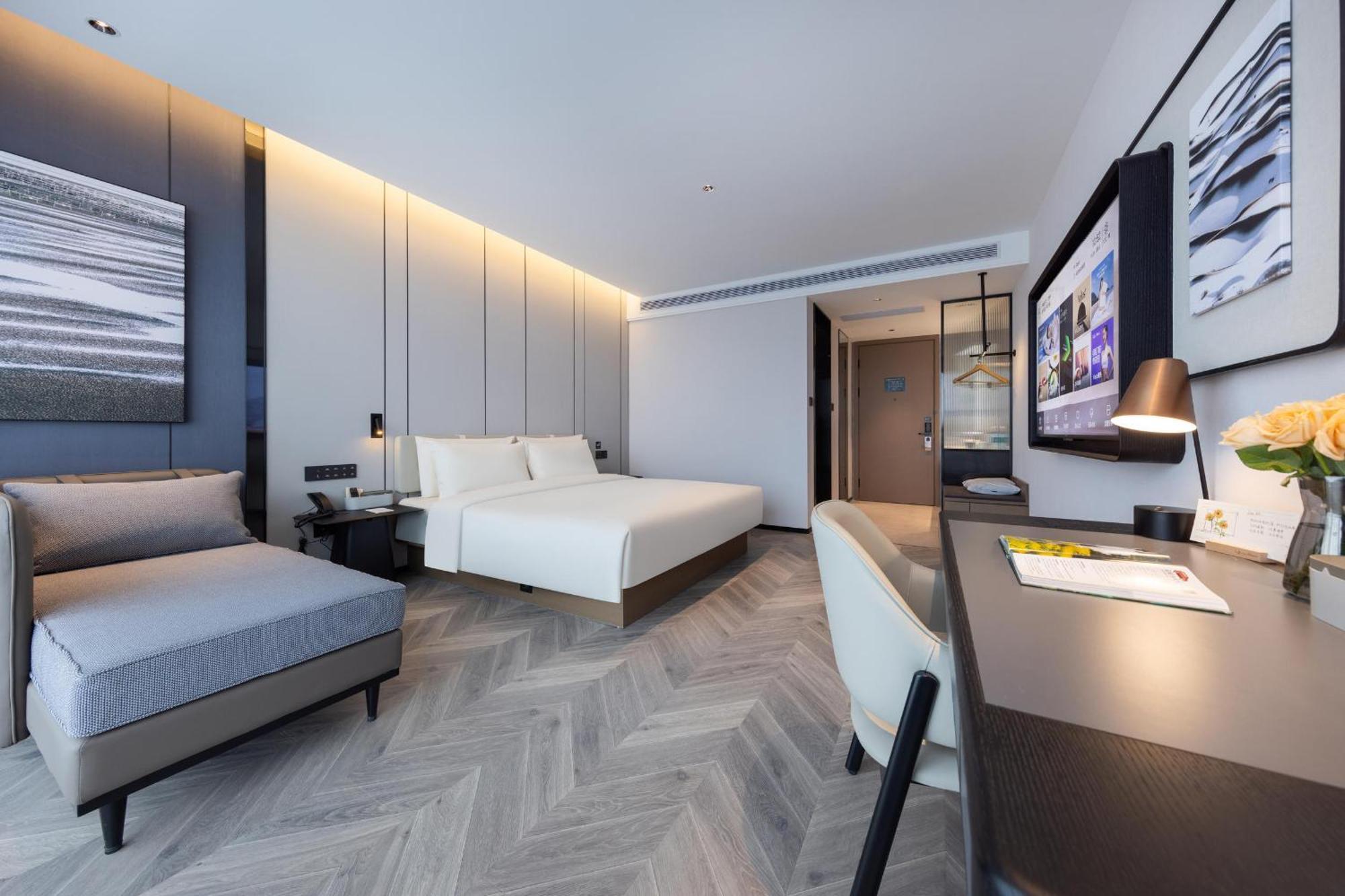 Atour Hotel Wuhan Chuhe Han Street Hongshan Plaza Exterior foto